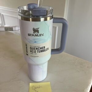 Stanley - blue and purple watercolor edition